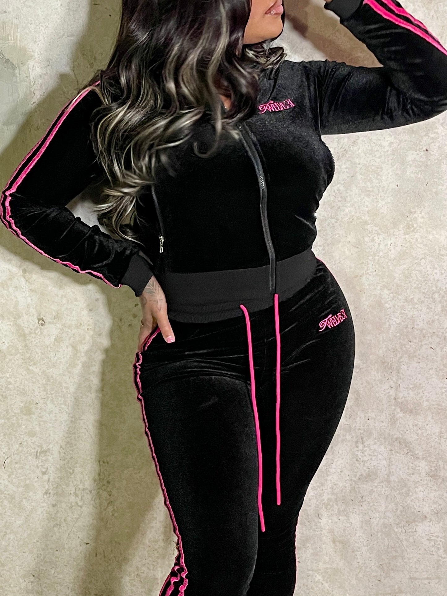 Twelve31 Love Velour Set