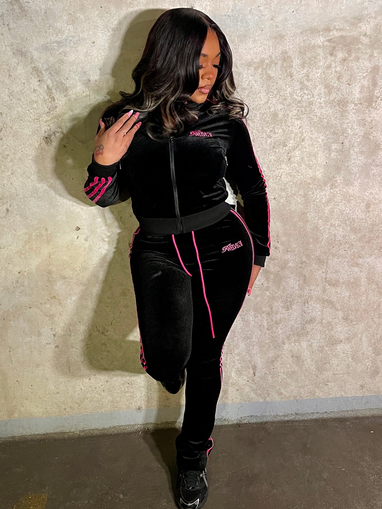 Twelve31 Love Velour Set